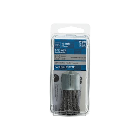 Pferd POP End Brushush, Knot, .014CS Wire, 3/4 83072P